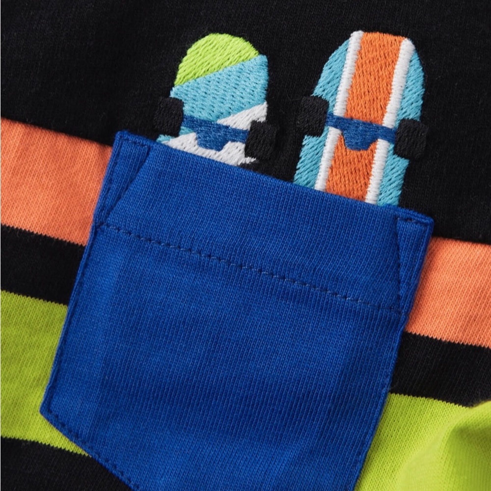 🆕 Gymboree • Stunt Master • Striped • Shirt - Picture 2 of 6